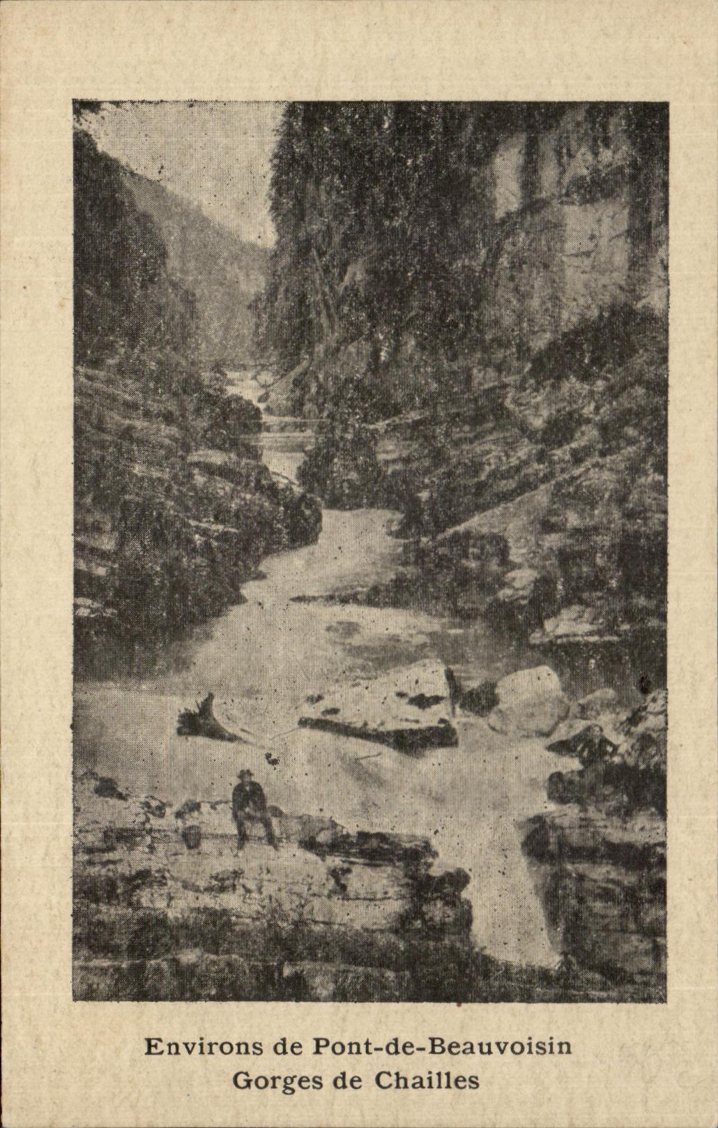 CPA Environs de Pont de Beauvoisin Gorges de Chailles