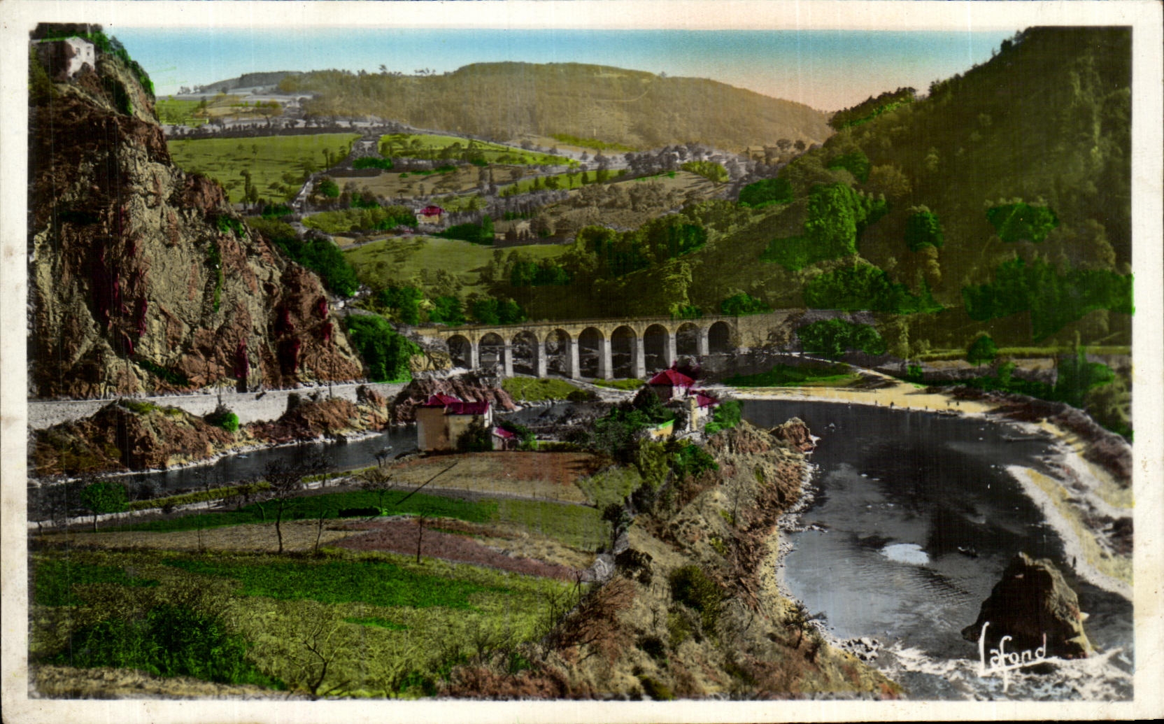 Die 9 Ports am Pertuiset — Umgebung von St-Étienne und Firminy (Loire) — Edition J. Lafond