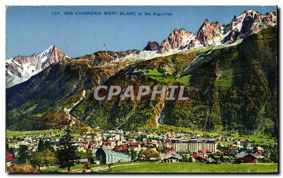 CPA Chamonix Mont Blanc et les Aiguilles