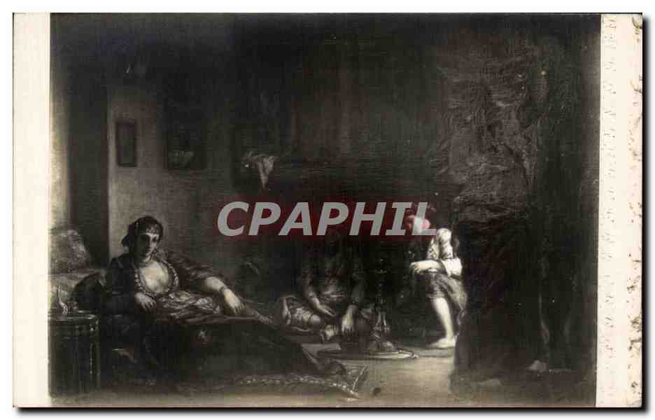 CPA Femmes arabes Delacroix