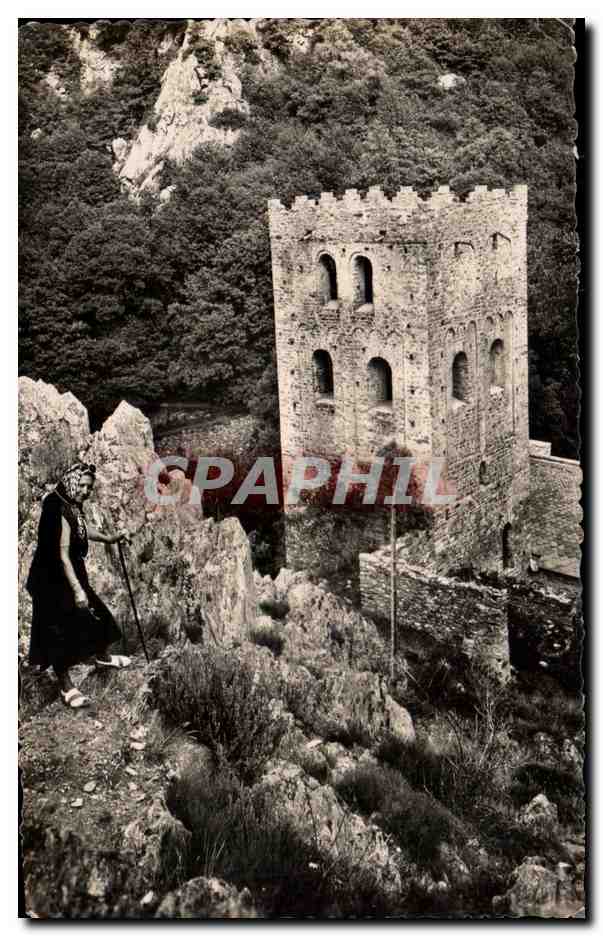 CPA Le Roussillon Abbaye de Saint Martin Canigou Le Clocher