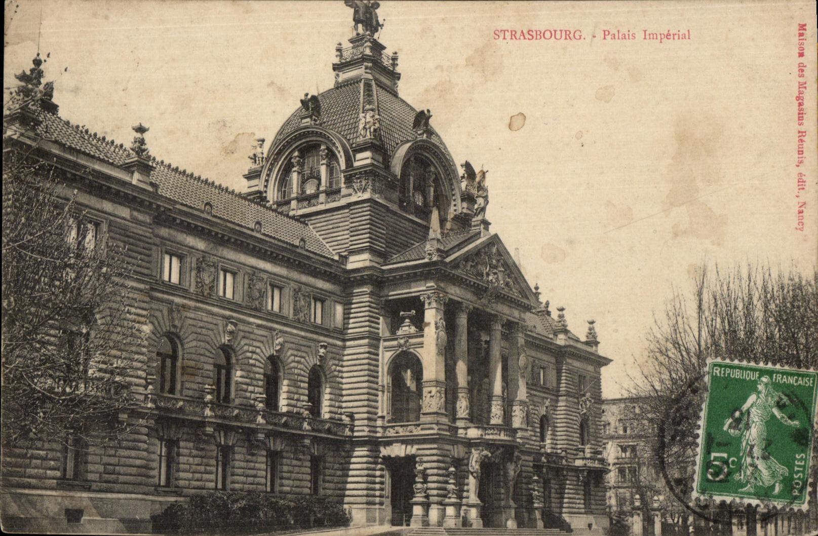 CPA Strasbourg Palais Imperial