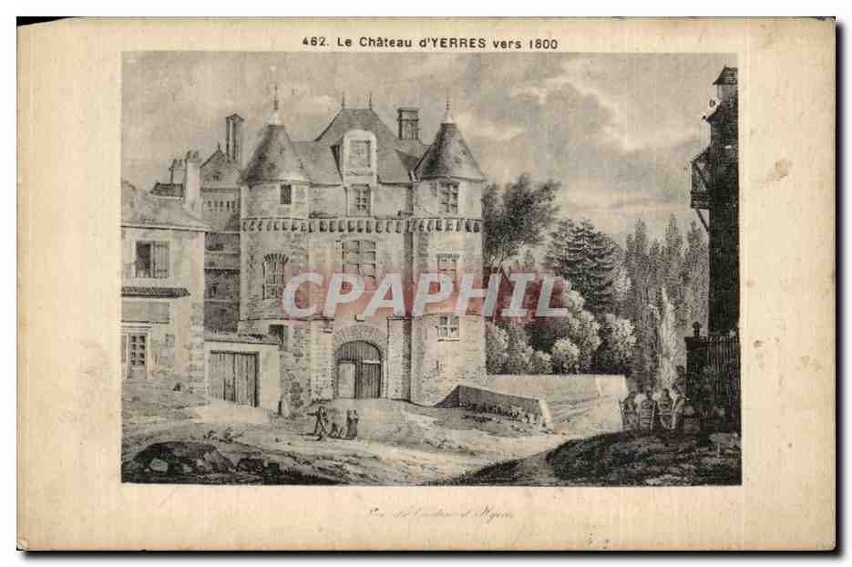 CPA Le Chateau d'Yerres vers 1800