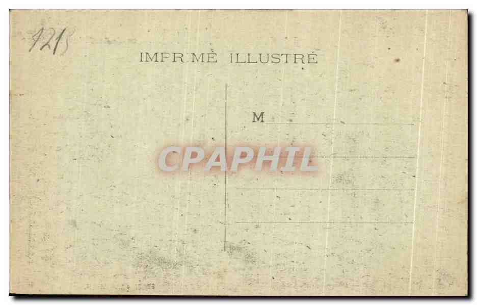 Cauterets — Le Péguère vu de la Reine Hortense — Éditeur Adagnous, n° 386 — Verso