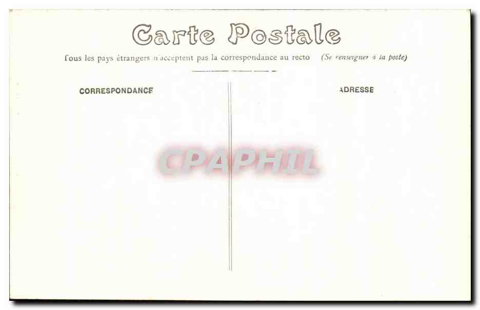 CPA Bourges Cathedrale Interieur — Verso