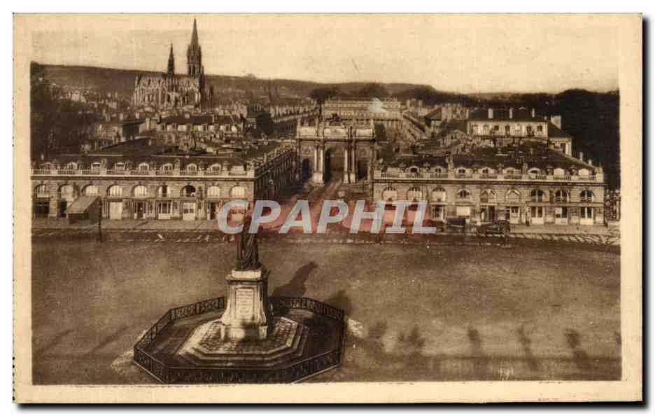 CPA Nancy Artistique Place Stanislas Vue Panoramique Prise de l'Hotel de Ville