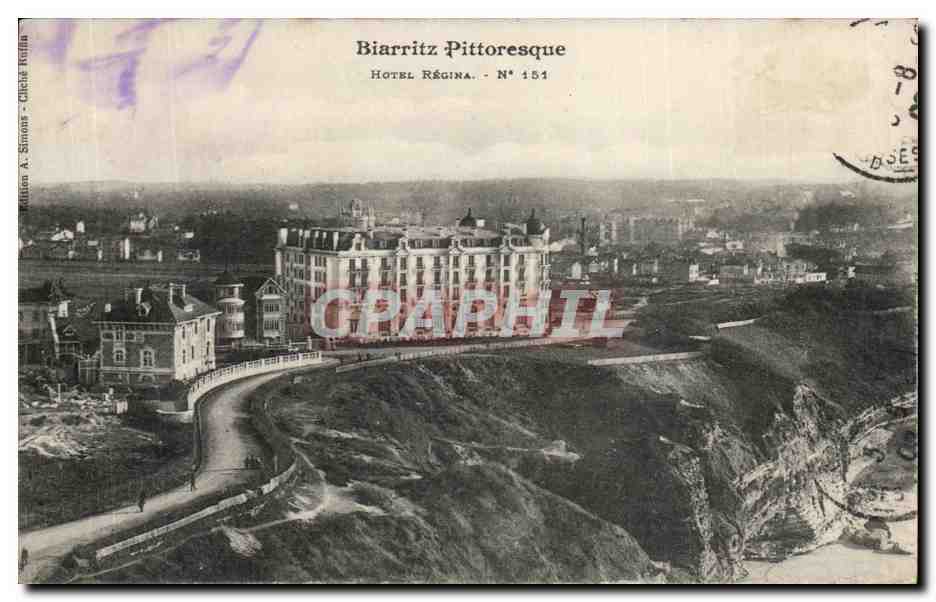 CPA Biarritz Pittoresque Hotel Regina