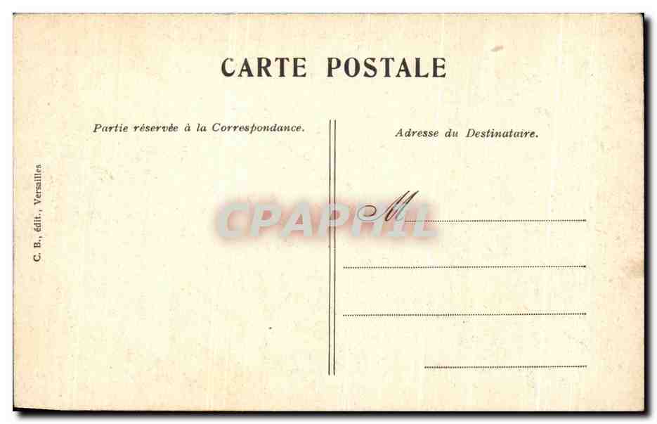 Versailles — Le Bassin d'Apollon — C. B., édit. Versailles — Reverso