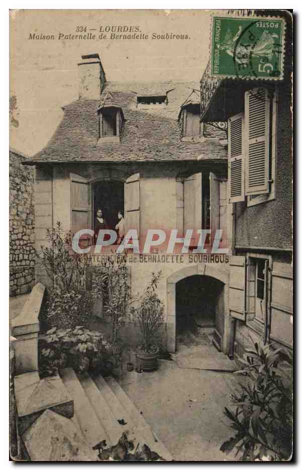 CPA Lourdes Maison Paternelle de Bernadelle Soubirous