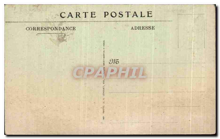 CPA Basilique Du Sacre Coeur De Montmartre La Vierge du Banc d'Oeuvre Par Hippolyte Lefebvre Paris  — Rückseite