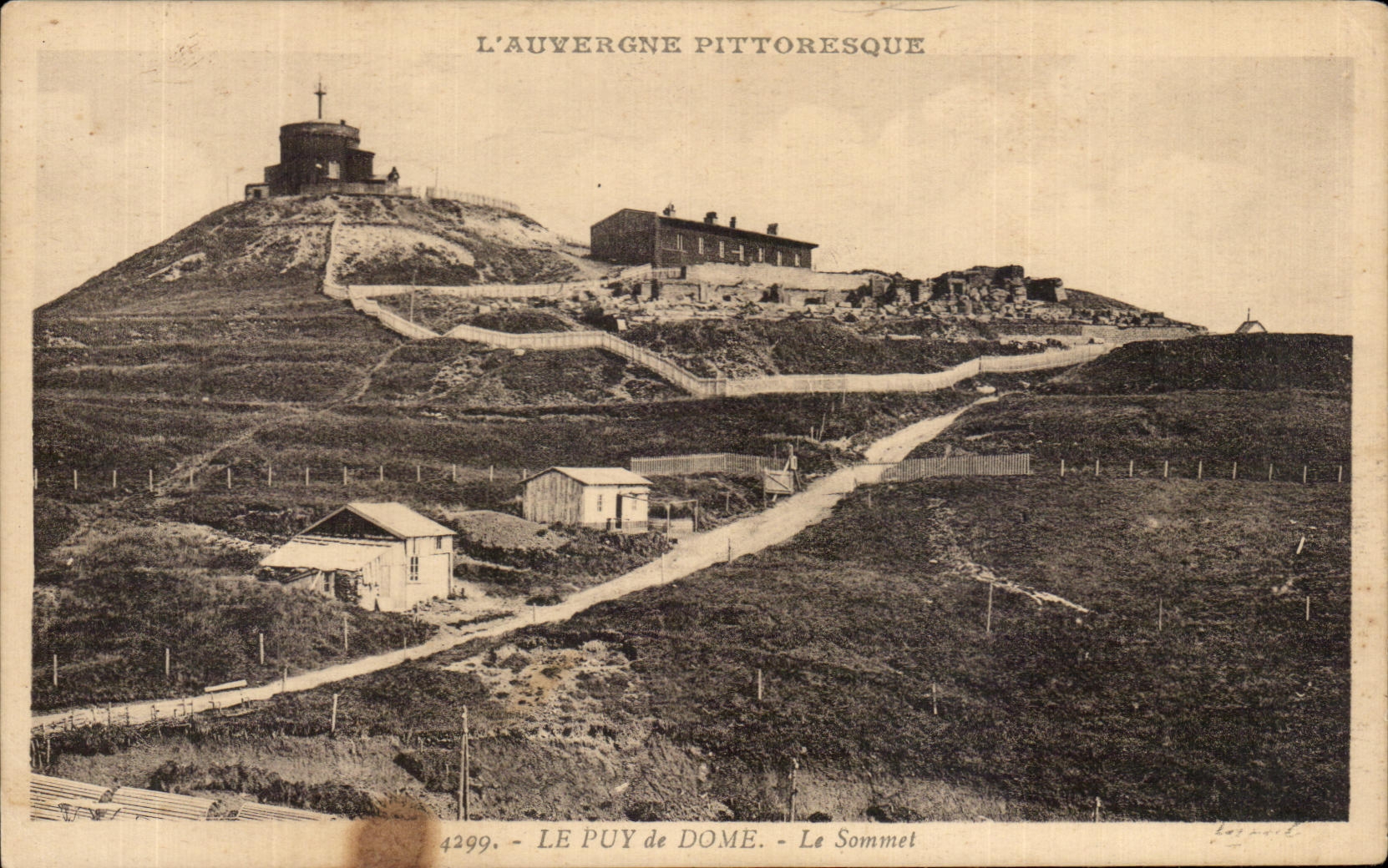Le Puy de Dôme - Le Sommet — L'Auvergne pittoresque — Éditions 'Idéal' Vichy