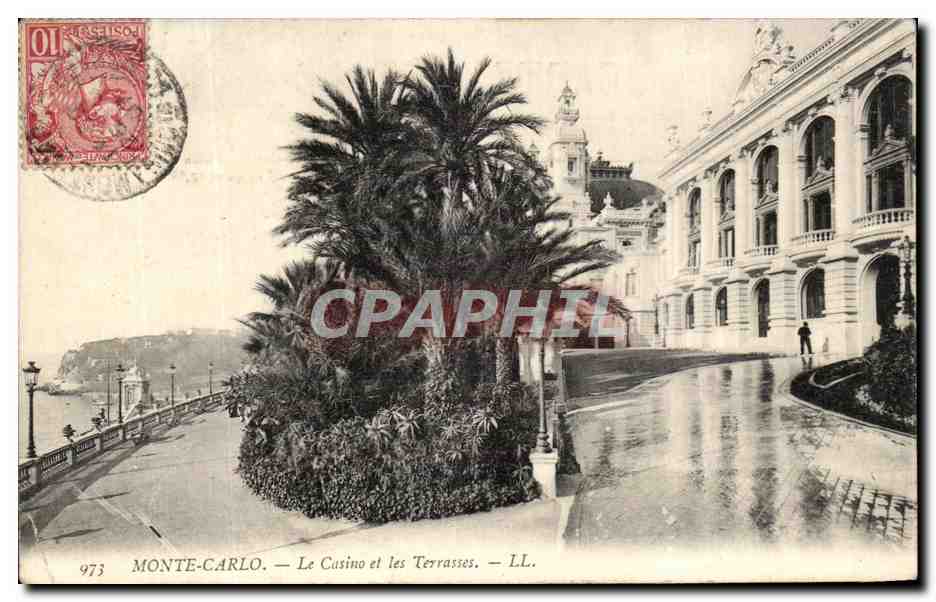 CPA Monte Carlo Le casino et Les Terrasses