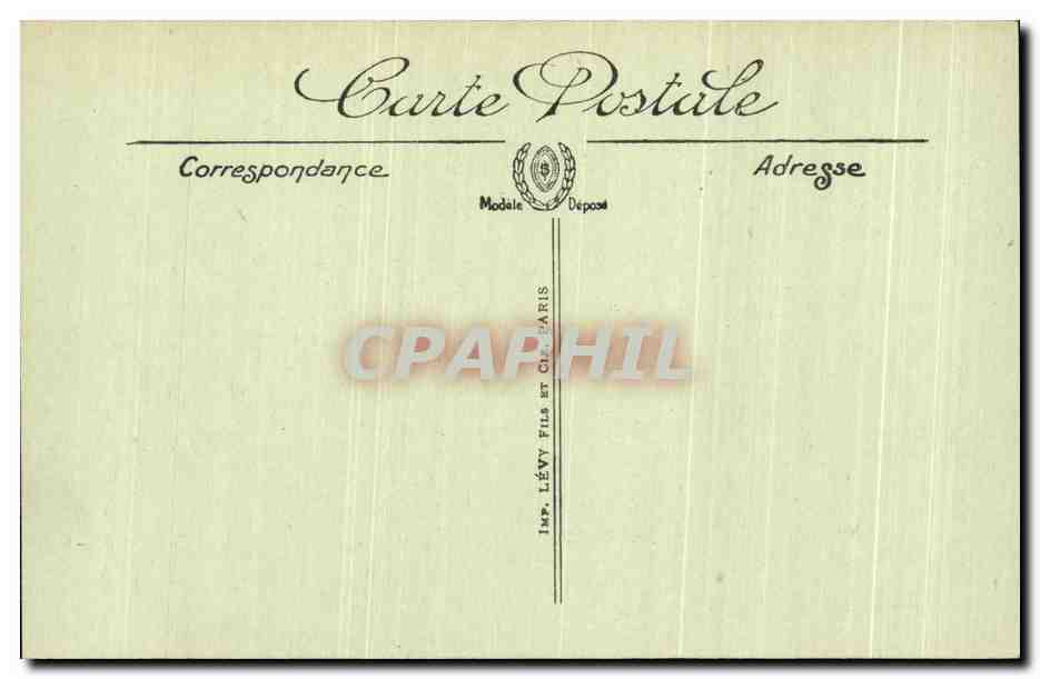 CPA Paris L'Hotel Des Invalides — Rückseite
