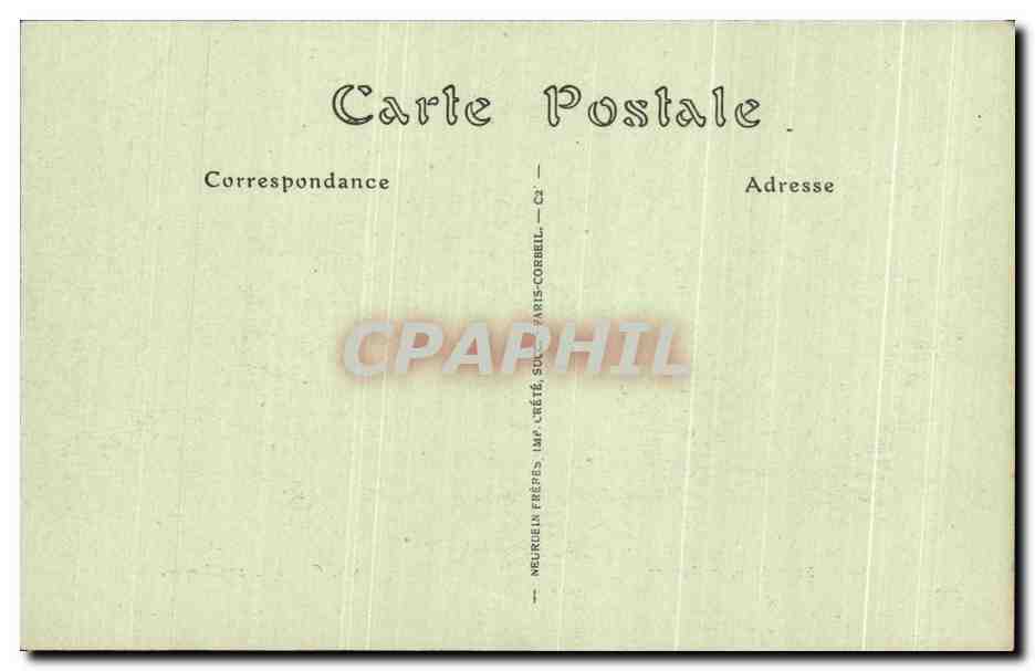 CPA Paris Monument Eleve A La Memoire De Pasteur Par Souscription internationale Motif de soubassement  — Rückseite