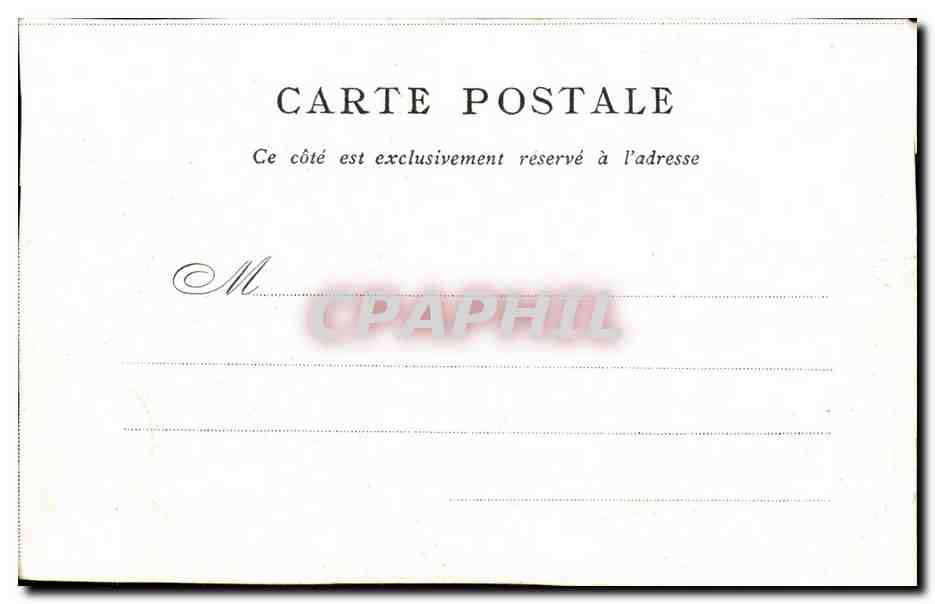 CPA Place De La Concorde Par Le Bon Marche Paris — Verso
