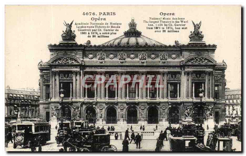 CPA Paris Opera Academie Nationale De Musique 