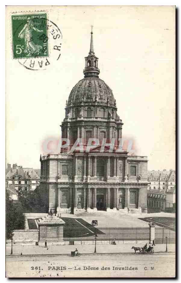 CPA Paris Le dome Des Invalides