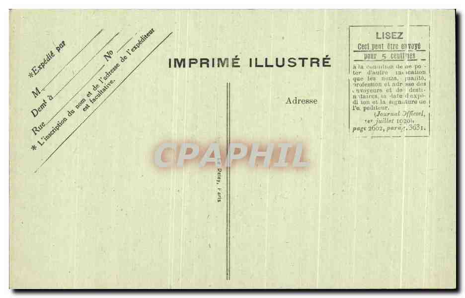 CPA Paris Les Boulevards Vus De La Madeleine  — Rückseite