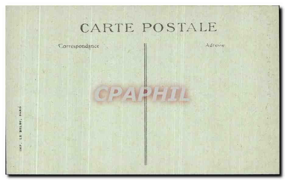 CPA Paris Opera Le Grand Escalier — Rückseite
