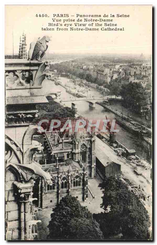 CPA Paris Panorama De La Seine Vue Prise De Notre Dame 