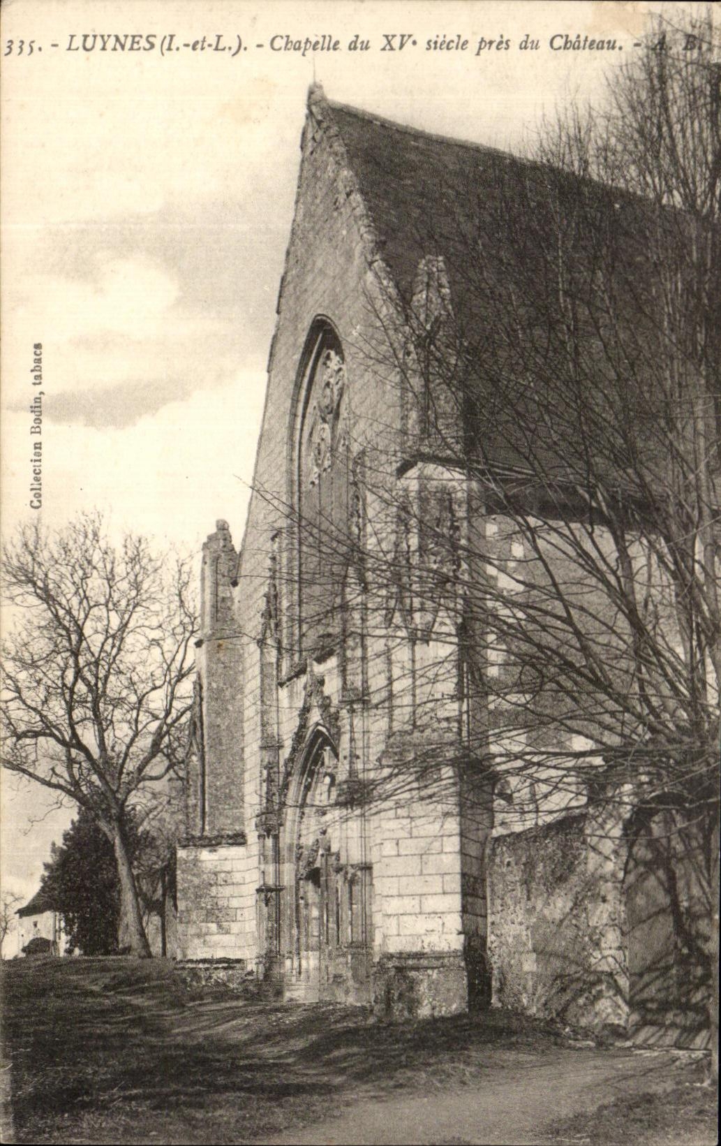 CPA Luynes Chapelle du pres du chateau