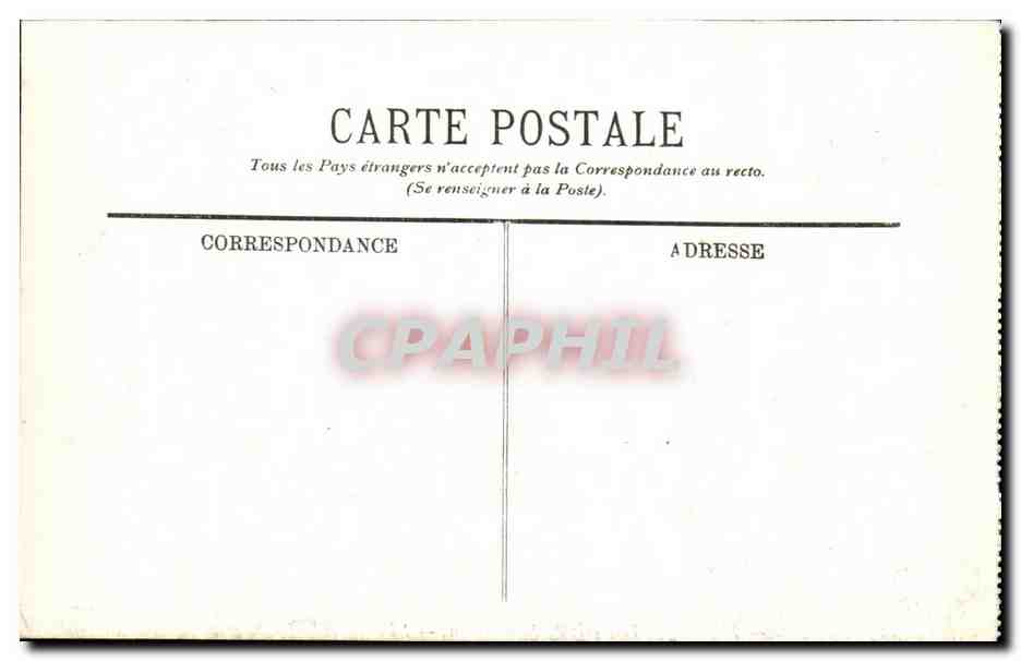 CPA Nice L'Entree du Port pris du Mont Boron Bateaux — Rückseite
