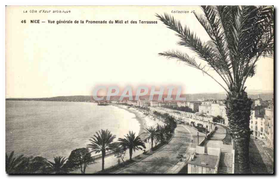 CPA Nice Vue Generale de la Promenade du Midi et des Terrasses