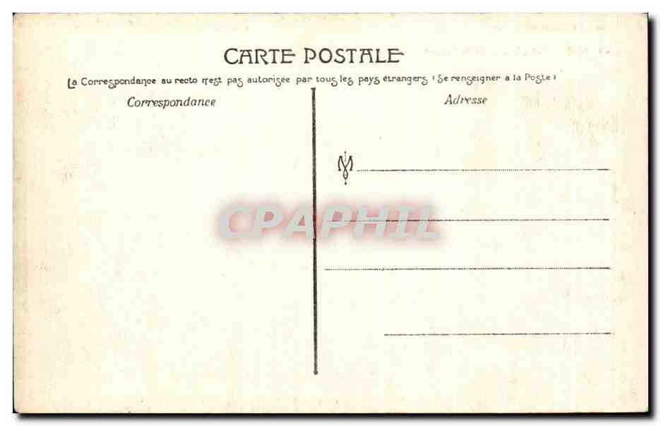 CPA Nice Vue Generale de la Promenade du Midi et des Terrasses — Verso