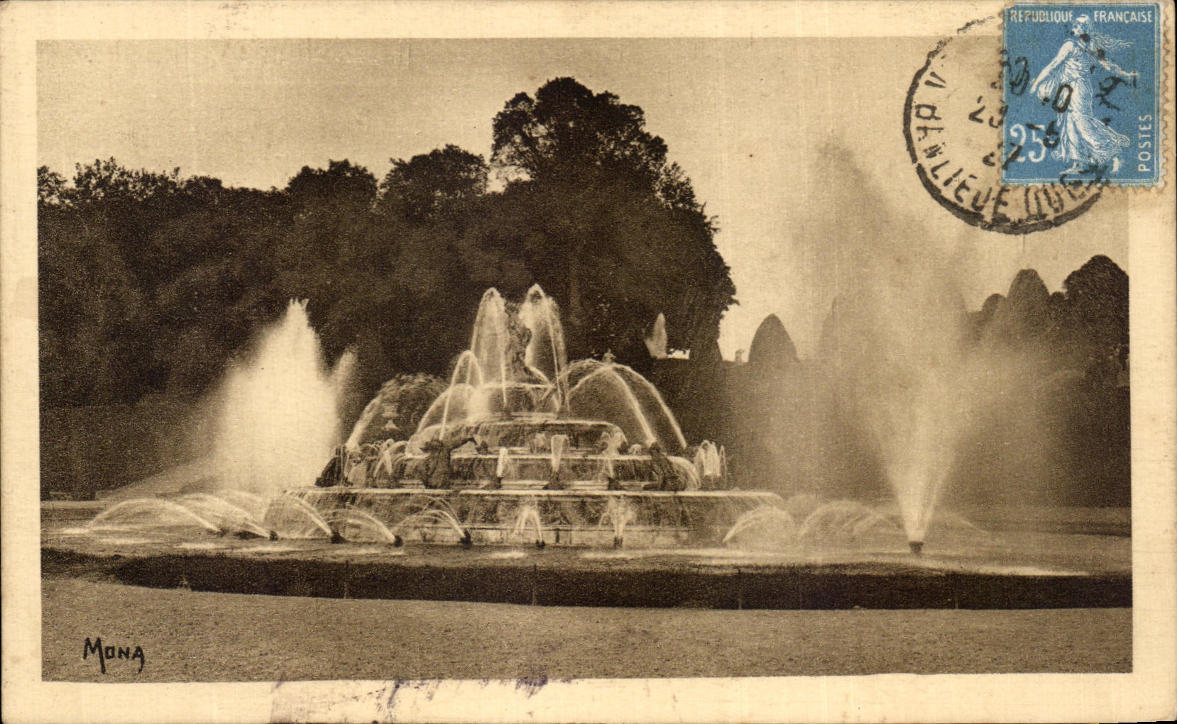 Bassin de Latone — Versailles — éditeur Mona, n°321