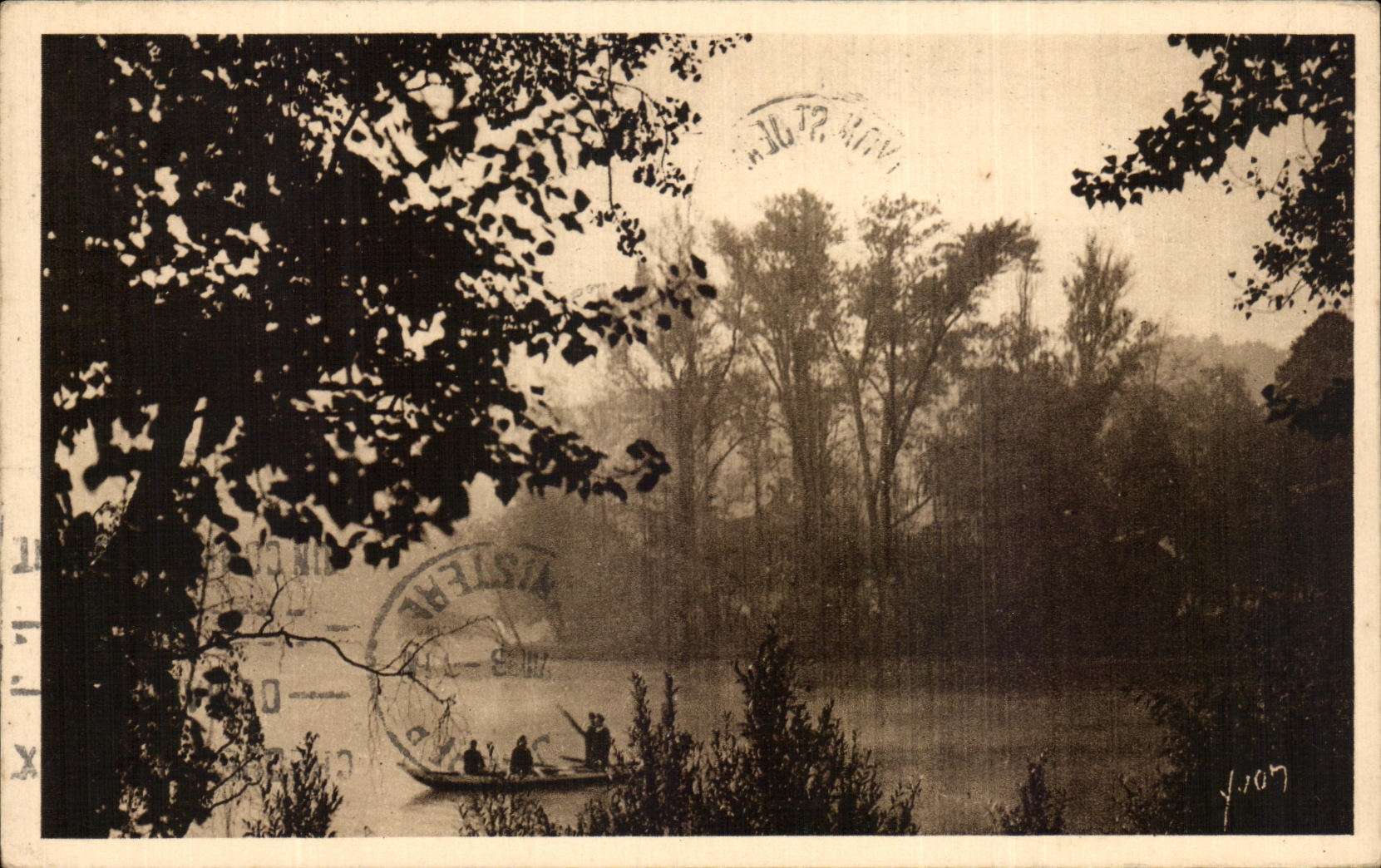 Lac du Parc de la Tête d'Or — Lyon — Les Éditions d'Art VIGNON
