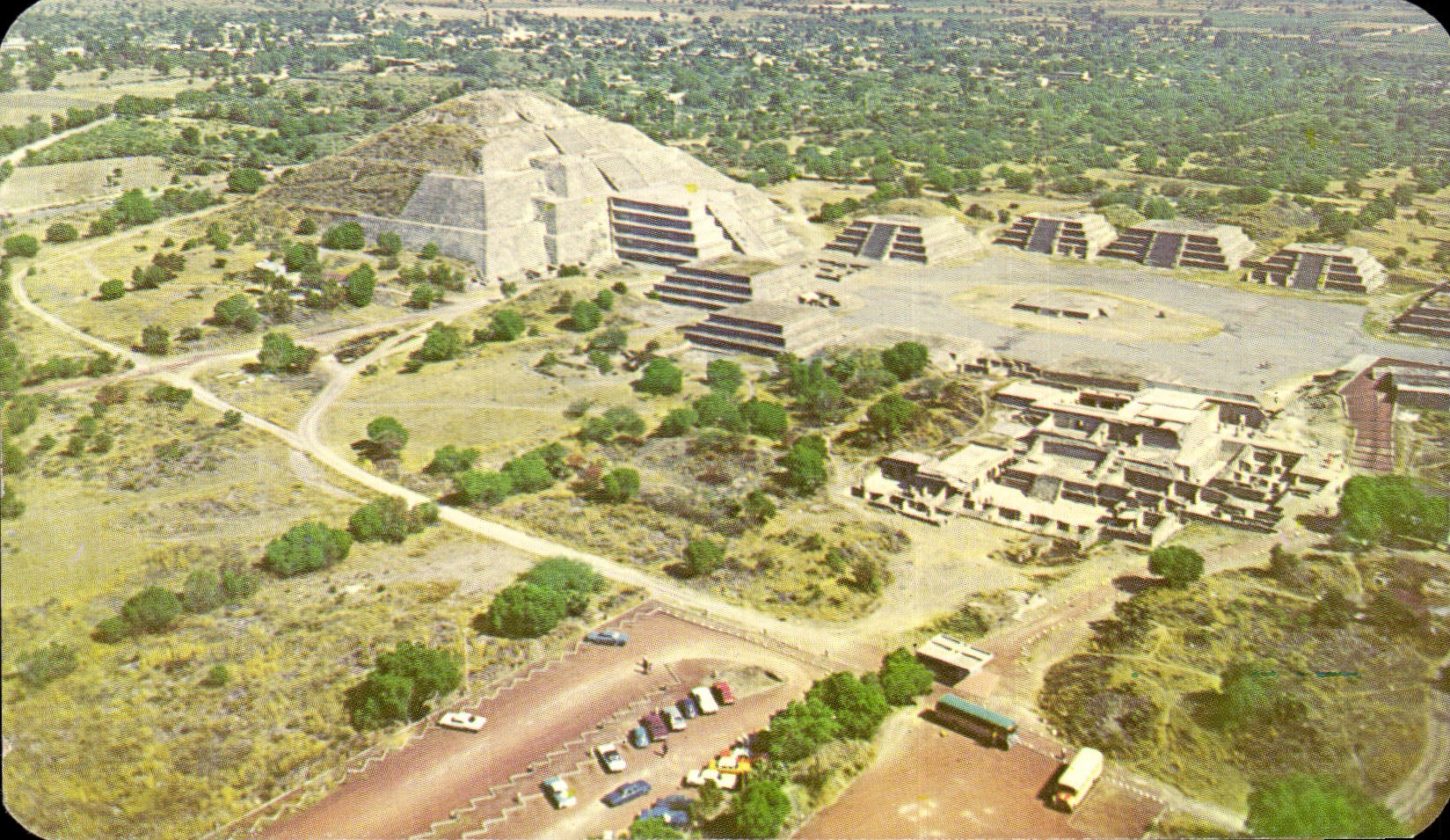 Pyramide der Mond — San Juan Teotihuacan — Mexicofotocolor n° 4223-C
