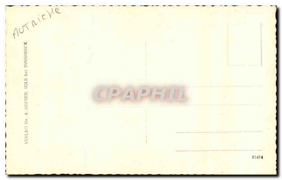 CPA Paysage en Autriche — Rückseite