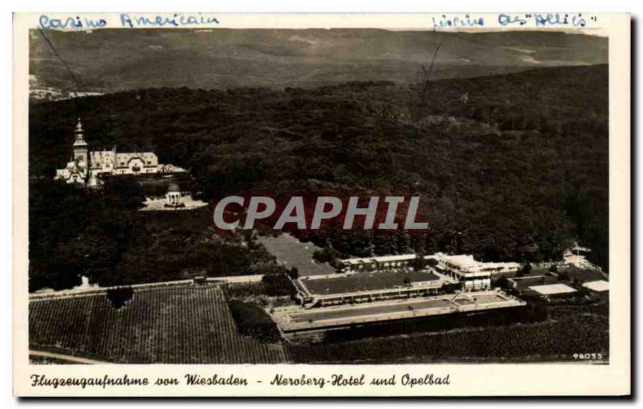 Neroberg-Hotel und Opelbad — Wiesbaden — Photohaus v. Frankenber