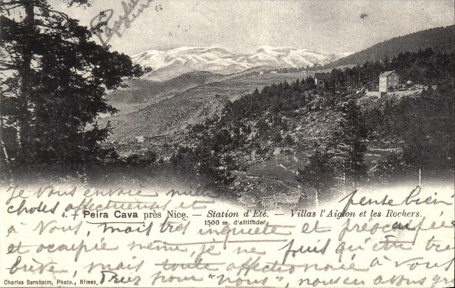 REPRO Peira Cava Pres Nice Station D'Ete Villas L'Aiglon et les rochers