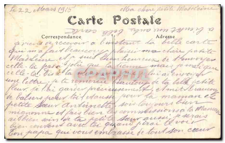 Cathédrale de Reims — Ce qui reste du carillon après l'incendie de 1914 — Collection H. George, Reims, n°24 — Reverso