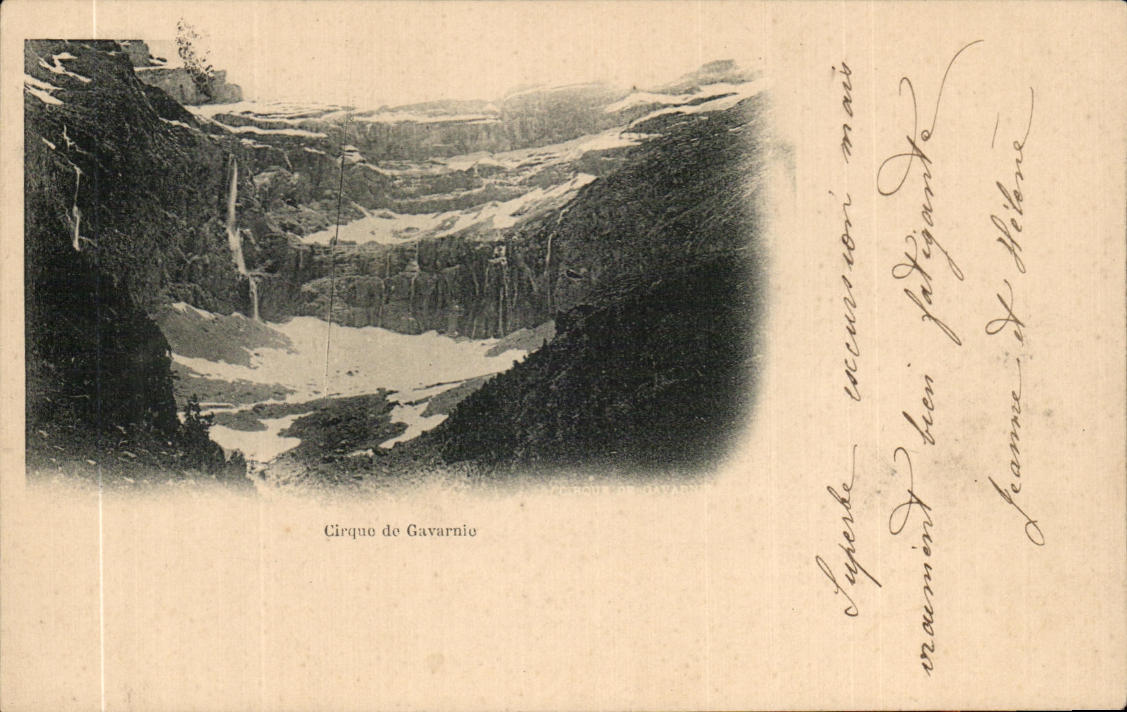Cirque de Gavarnie — vue panoramique — éditeur inconnu, n° de série non visible