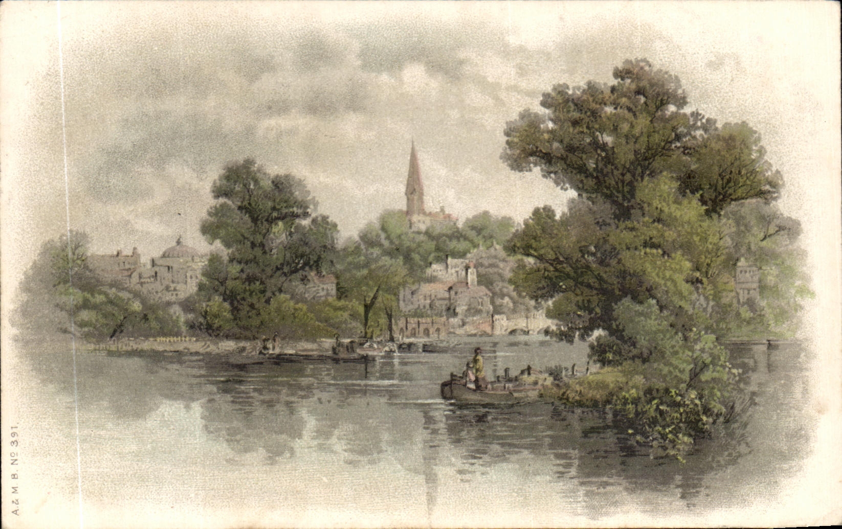 Ansicht von Niort — A.M.B. N° 391 — A.M.B. Verleger