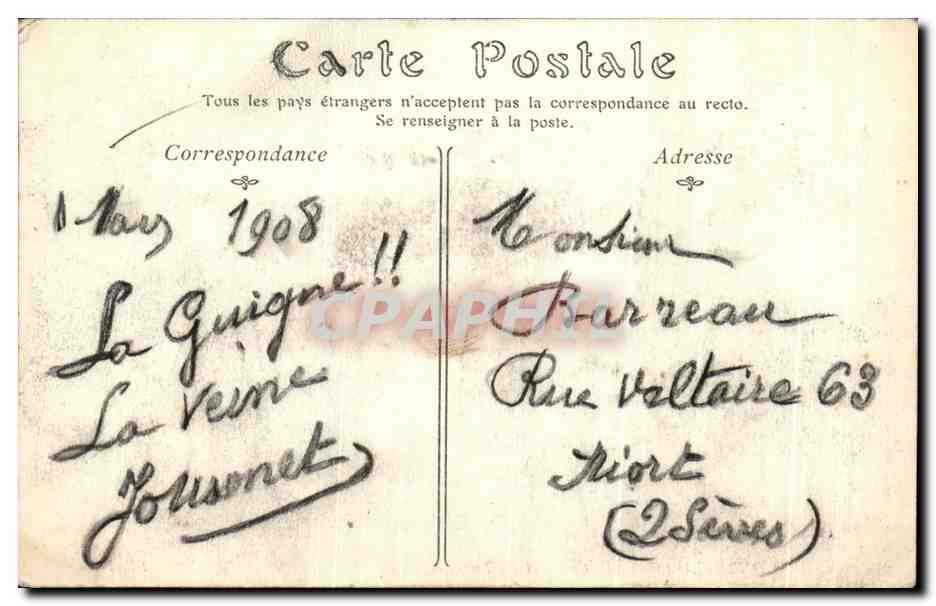 CPA Monte Carlo Le Casino Et Les Terrasses — Rückseite