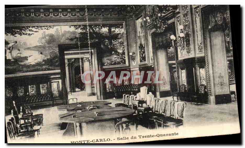 CPA Monte Carlo Salle Du Trente Quarante