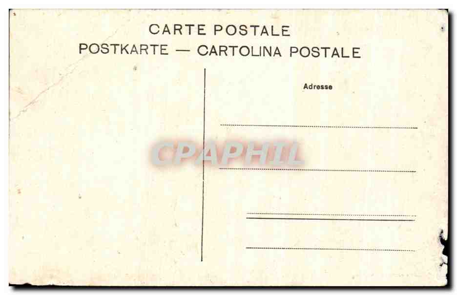 Tarjeta postal antigua Basilea — Reverso