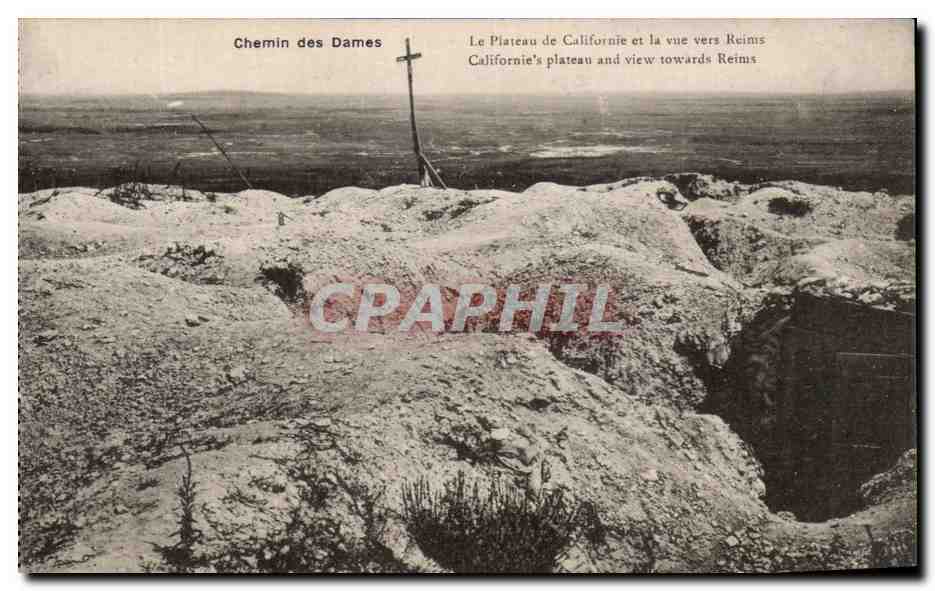 Chemin des Dames — Le Plateau de Californie et la vue vers Reims — B. Nongarade et H. estua, Solgous