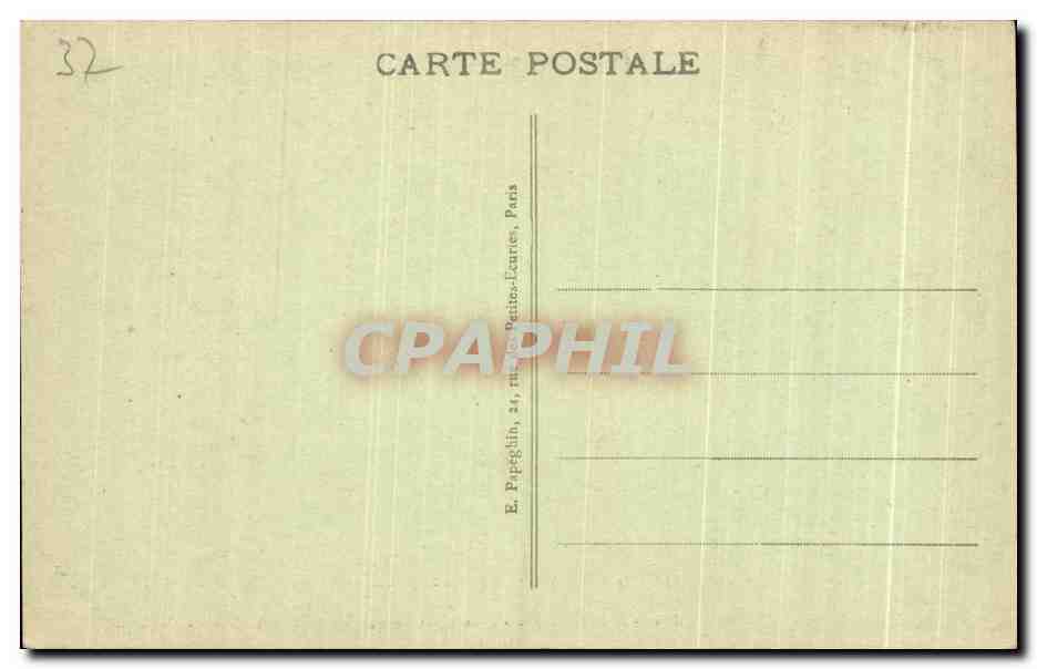 CPA Loches Tour St Antoine Chateau Royal Collegiale St Ours — Rückseite