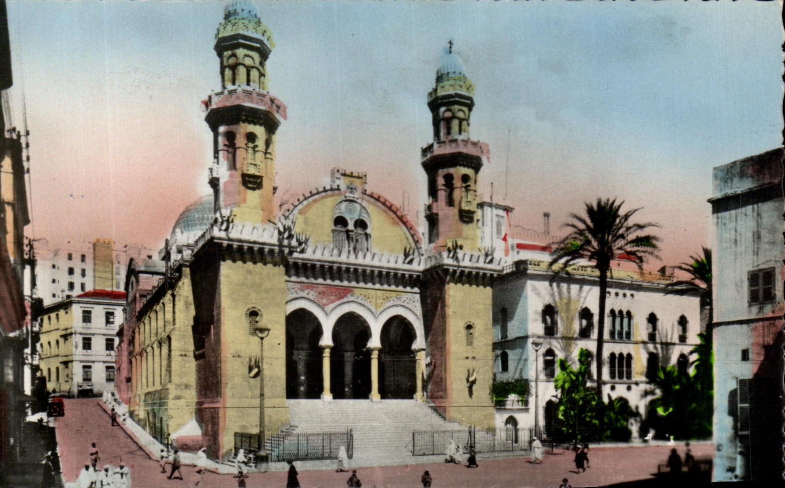 CPA Alger Cathedrale et Palais d'Hiver du Gouverneur Algerie