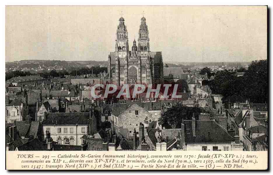 CPA Tours La Cathedrale St Gatien 