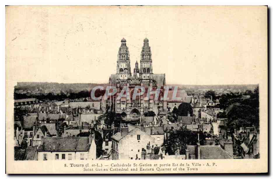 CPA Tours La Cathedrale St Gatien 