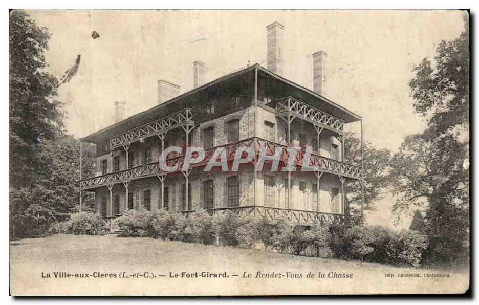 CPA La Ville Aux Cleres Le Fort Girard Le Rendez Vous de la Chasse
