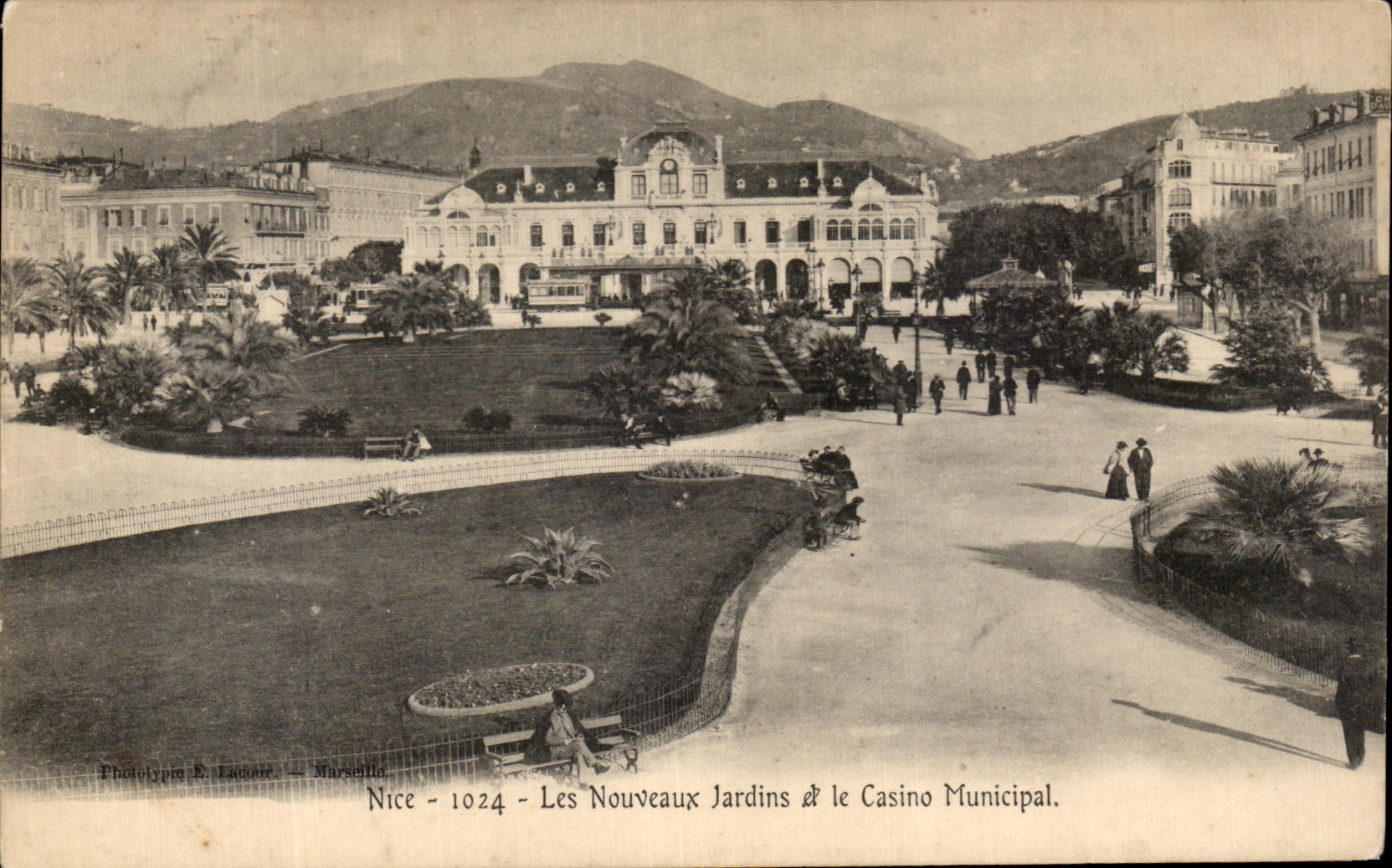 CPA Nice Les Nouveaux Jardins le Casino Municipal
