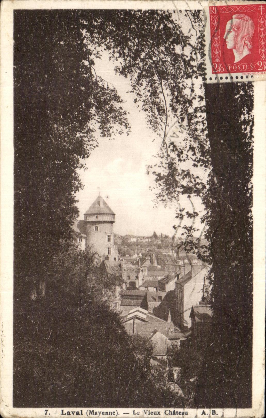 CPA Laval Le Vieux Chateau