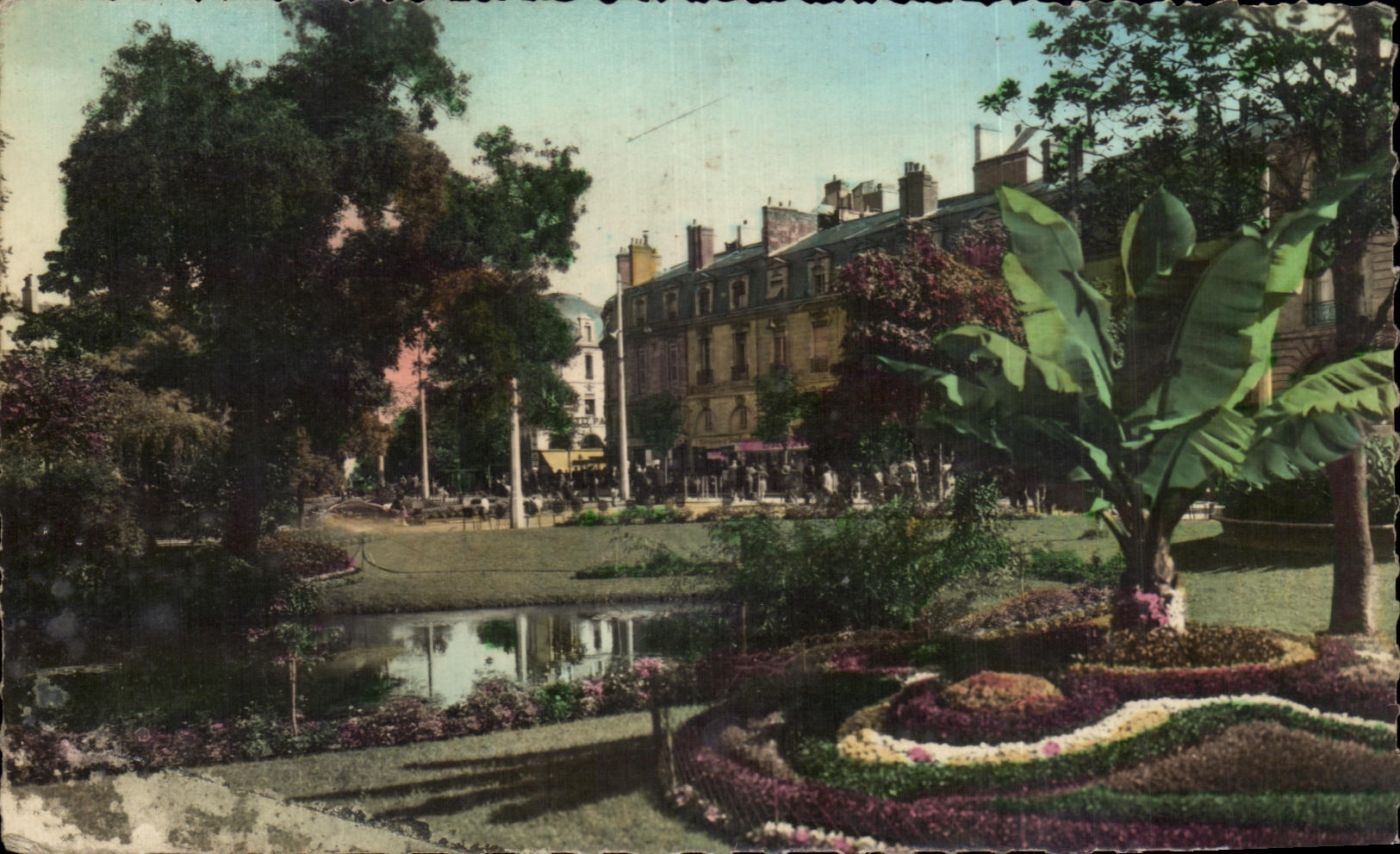 Antike Ansichtskarte Bordeaux Place Gambetta
