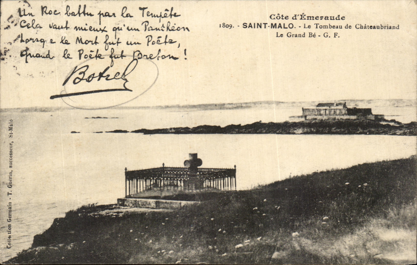 Saint-Malo - La Tomba di Châteaubriand - Costa d'Emeraude